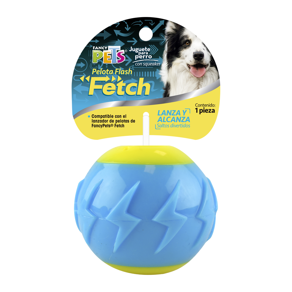 Juguete Pelota Flash C/Sonido Fetch Fancy Pets