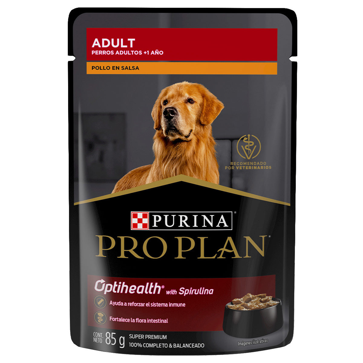 Purina Pro Plan Alimento Húmedo Adulto Pollo en Salsa Sobres