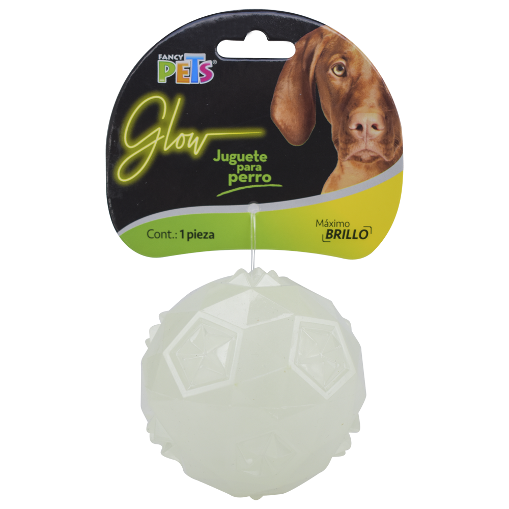 Juguete Pelota Diamente Glow Fancy Pets