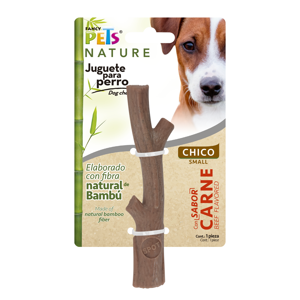 Juguete Rama Bambu Plus CH Sabor Carne Nature Fancy Pets