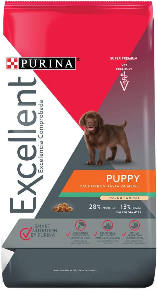 Purina Excellent Alimento Seco para Cachorros Razas Razas Medianas y Grandes