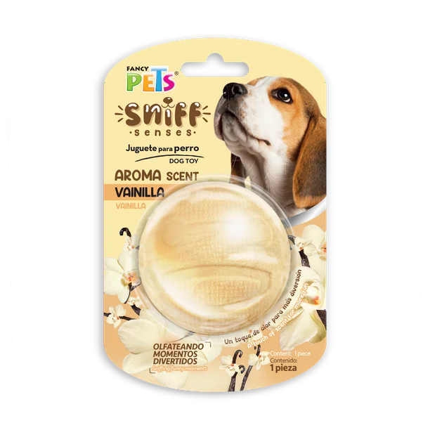 Juguete Pelota C/Aroma Vainilla Sniff Fancy Pets