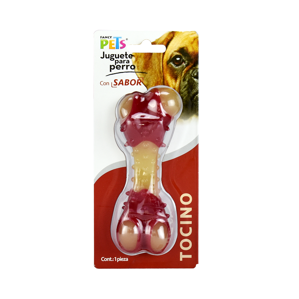 Juguete Hueso MED Sabor Tocino Fancy Pets