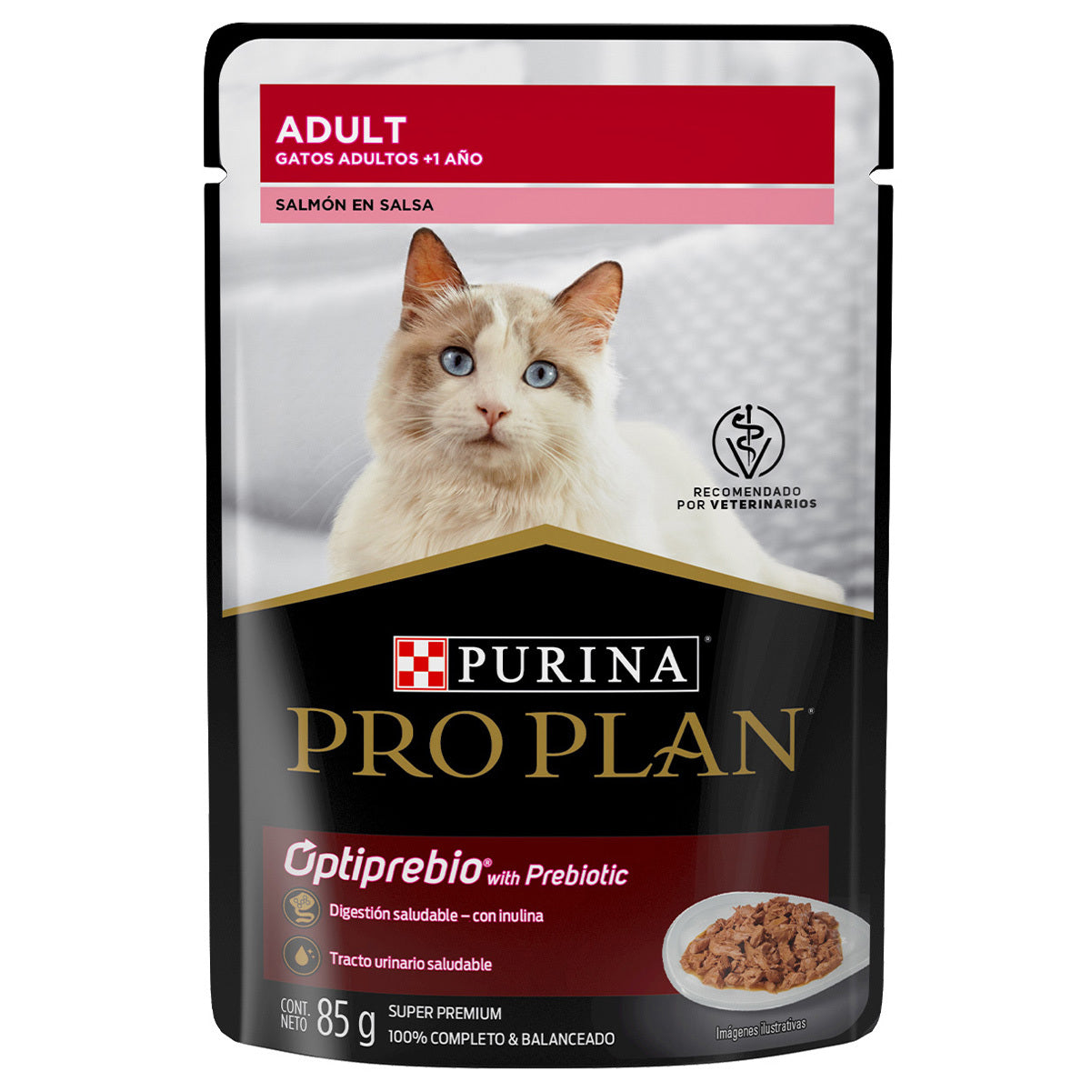 Purina Pro Plan Alimento Húmedo Gato Adulto Salmón en Salsa Sobre