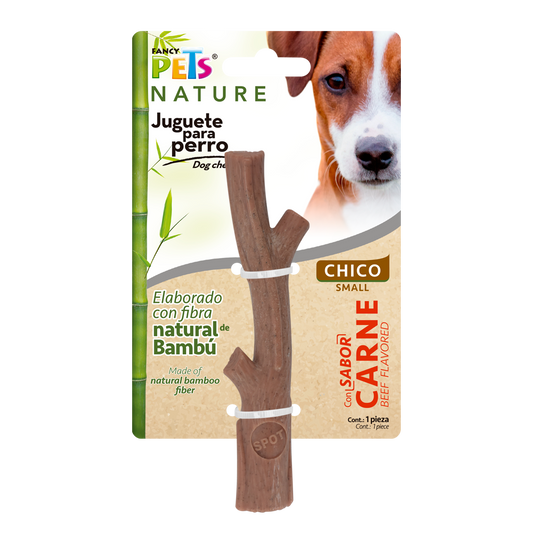 Juguete Rama Bambu Plus CH Sabor Carne Nature Fancy Pets