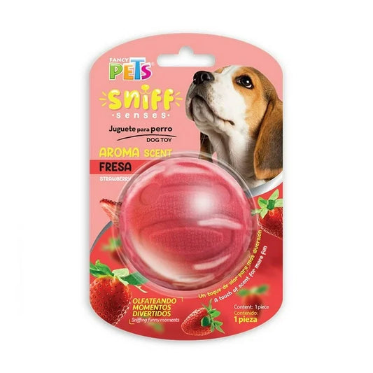 Juguete Pelota C/Aroma Fresa Sniff Fancy Pets