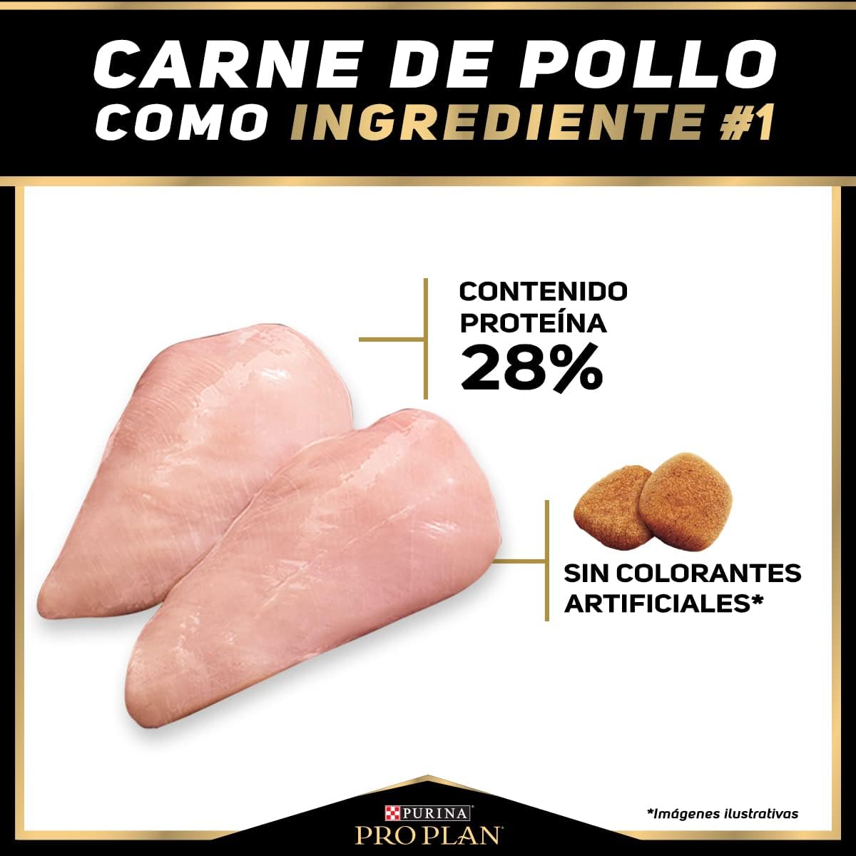 Purina Pro Plan Alimento Secopara  Perro Adulto Active Mind Razas Medianas y Grandes