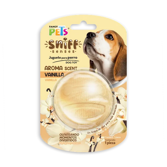 Juguete Pelota C/Aroma Vainilla Sniff Fancy Pets