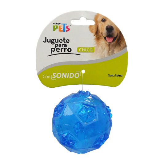 Juguete Pelota Prisma CH C/Sonido Fancy Pets