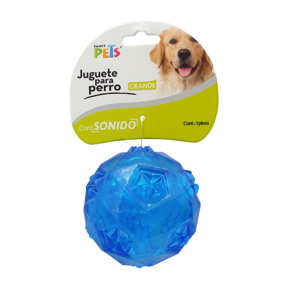 Juguete Pelota Prisma GDE C/Sonido Fancy Pets