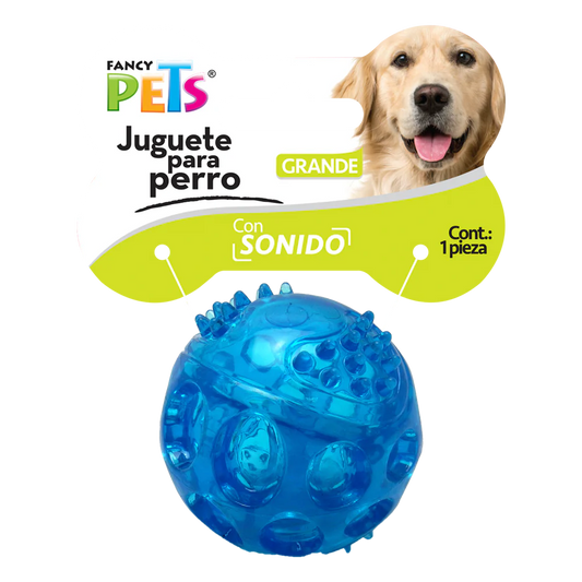 Juguete Pelota Flexible GDE C/Sonido Fancy Pets