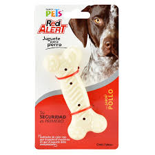 Juguete Hueso Sabor Pollo Red Alert Fancy Pets