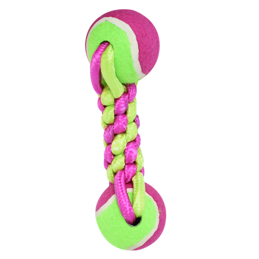 Juguete Pesa de Tela C/Pelotas Pal Thread Fancy Pets