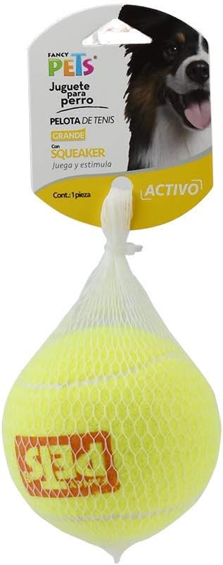 Pelota Grande de Tenia C/Squeaker 1 Pieza Fancy Pets