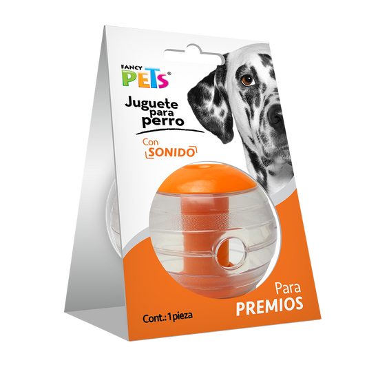 Juguete Pelota C/Sonido P/Premios Fancy Pets
